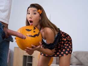 Boo! Stepsister Moans On Halloween 28